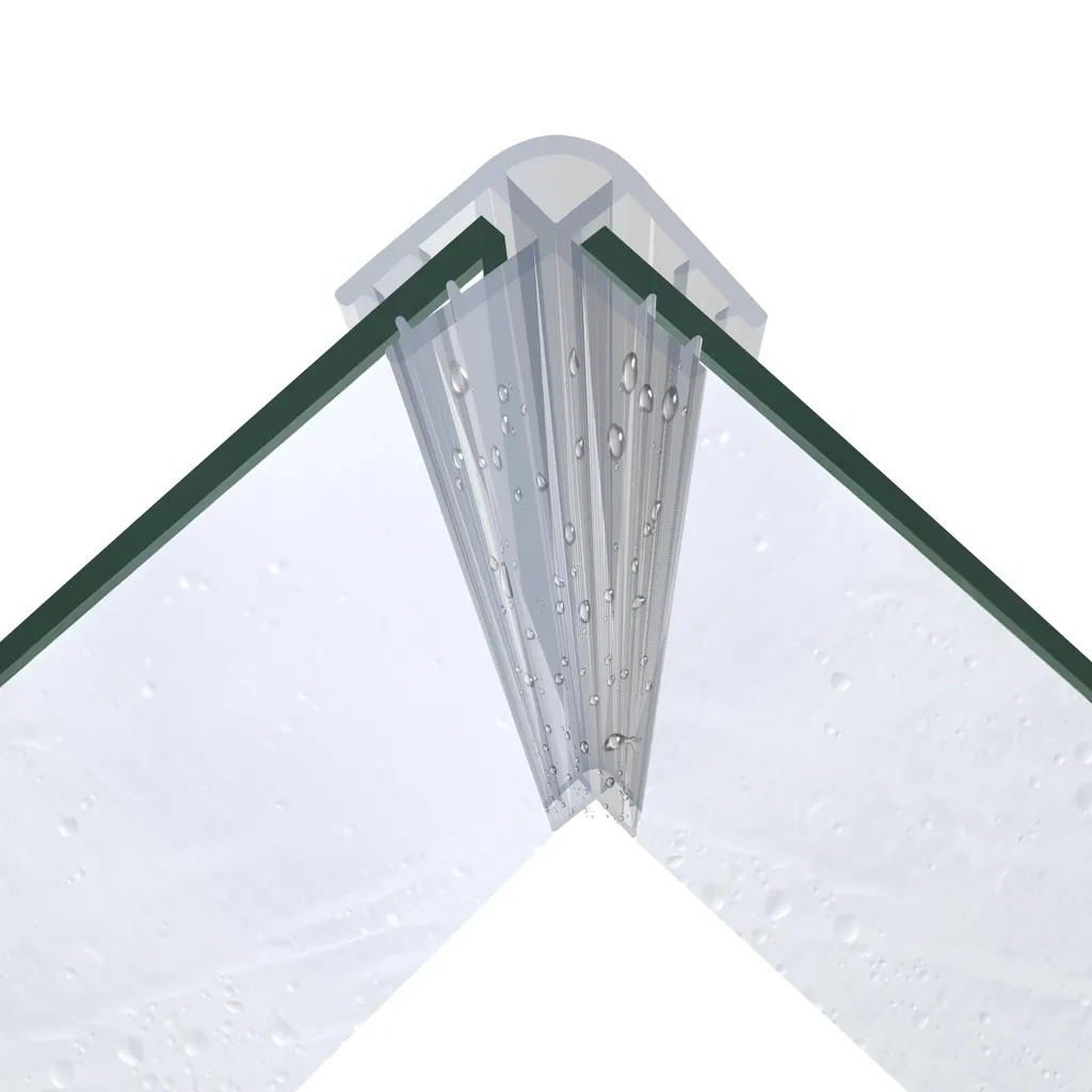Guarnizione Box Doccia 130cm DK09 per Vetro 6mm-7mm | Tenuta Stagna