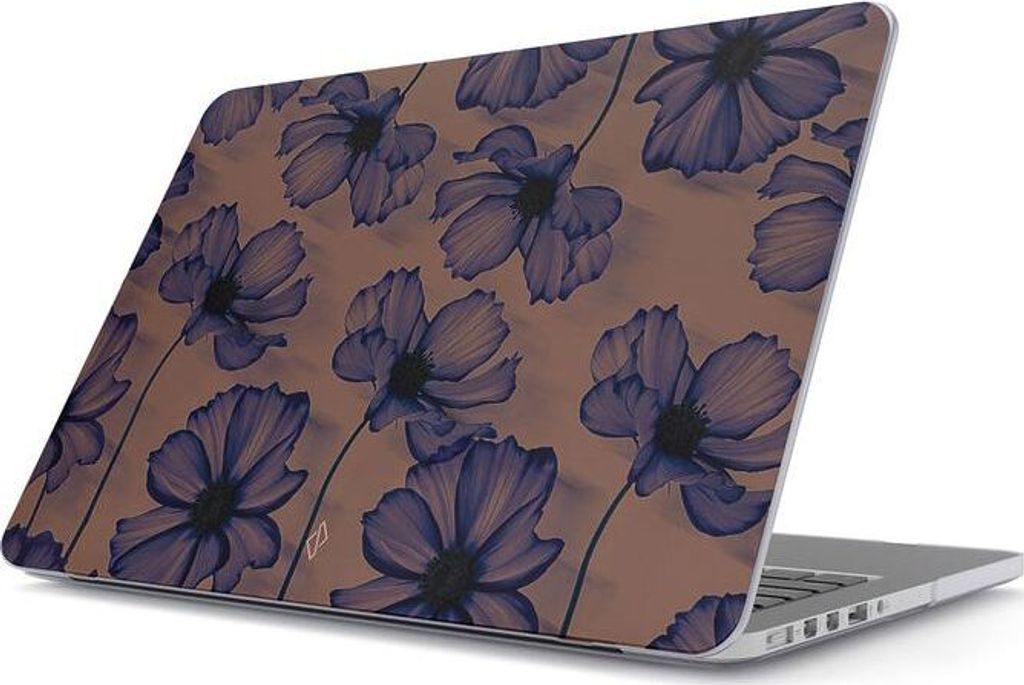 Schutzhülle für MacBook Air 13,6" M4 / M3 / M2, Burga Velvet Night Tough, Braun und Marineblau