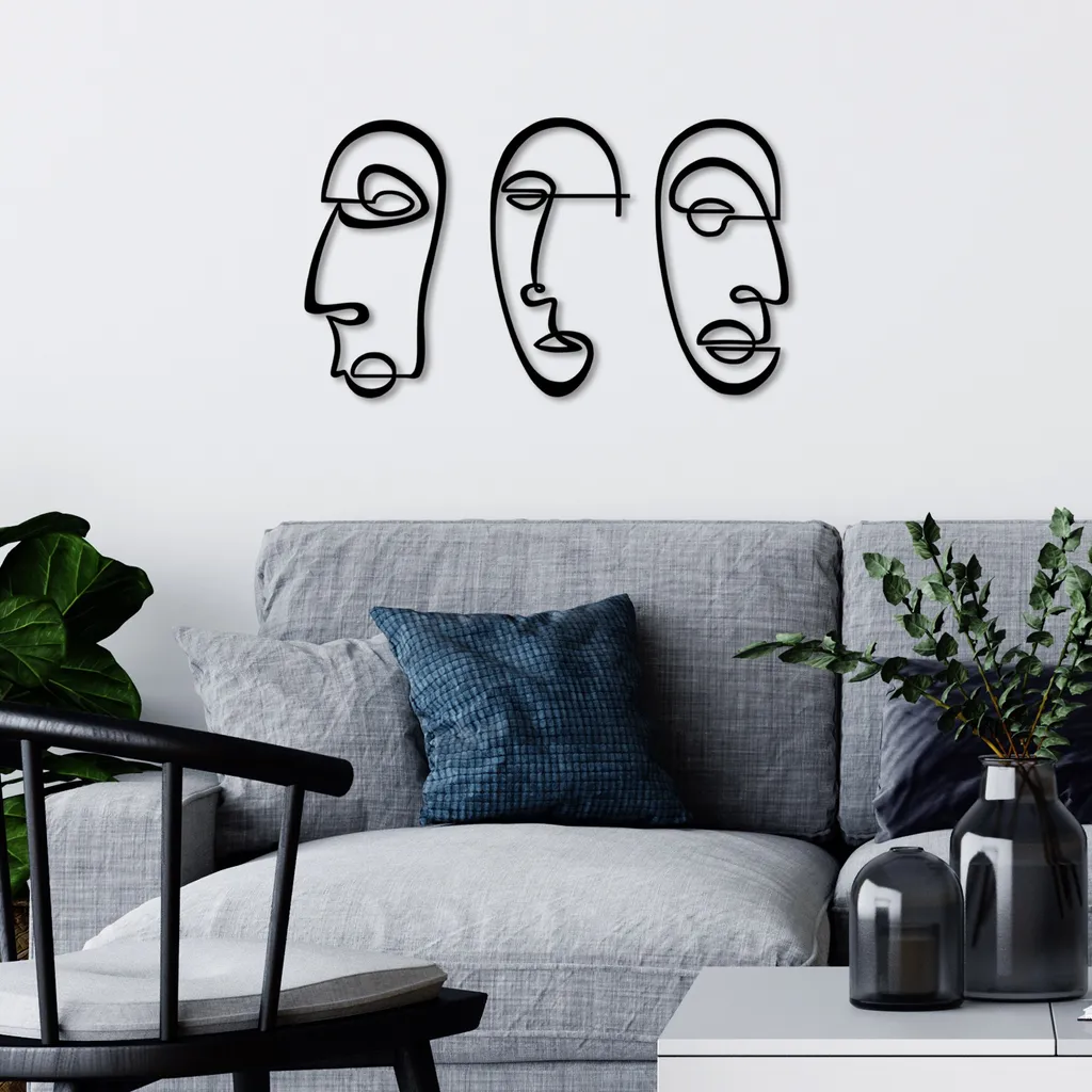 Habillage Mural Métal Noir pour Mur Vide Solution Déco Wallity - 2