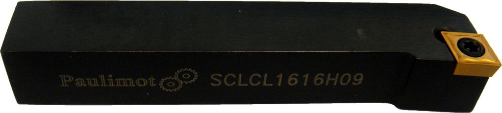 PAULIMOT Drehmeißel mit Wendeplatte 16 x 16 mm SCLCL1616H09