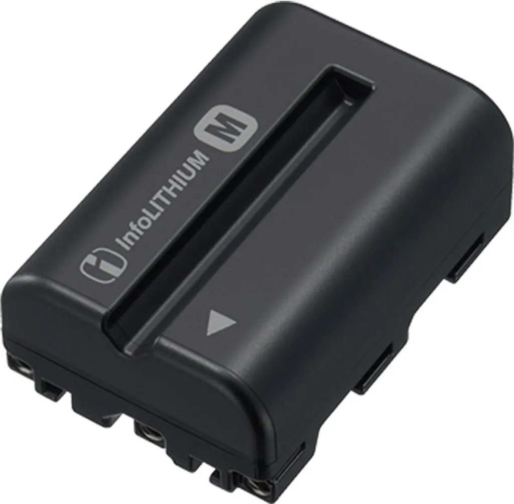 Sony NPF-M500H - Batteria per fotocamera - Li-Ion - 1650 mAh - per DSLR-A100, A350, A450, A500, A550, A560, A580, A850, SLT-A5