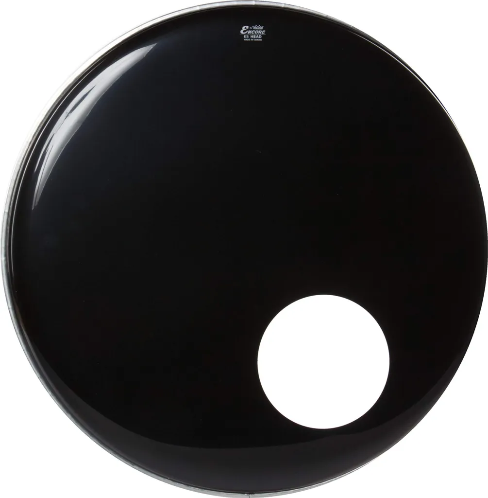 Remo Ebony Ambassador Bass 22 Peau de Rechange Grosse Caisse Noire