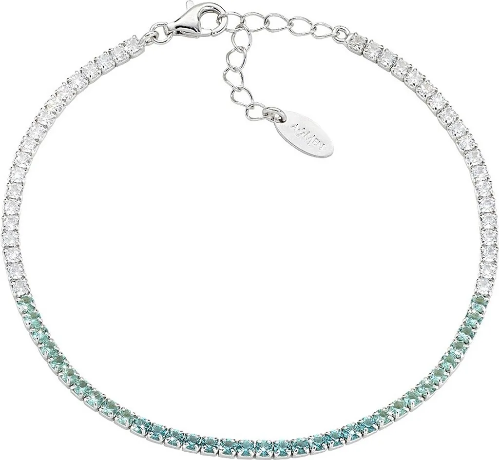Bracciale Amen Tennis Argento Unisex - Chic & Minimal per Lui e Lei