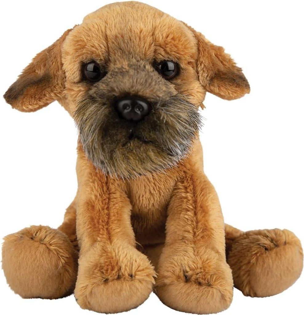 Naturgetreues Border Terrier Kuscheltier - Mehrfarbig