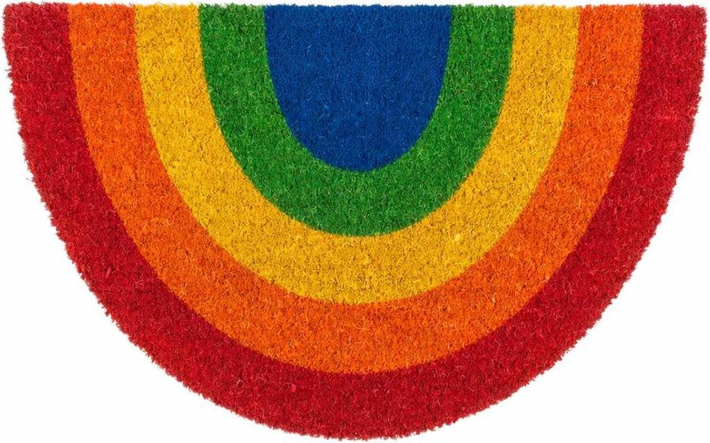 Wycieraczka, Pride, półokrągła, ok. 60x40cm, z nagłówkiem Zdjęcie produktu 