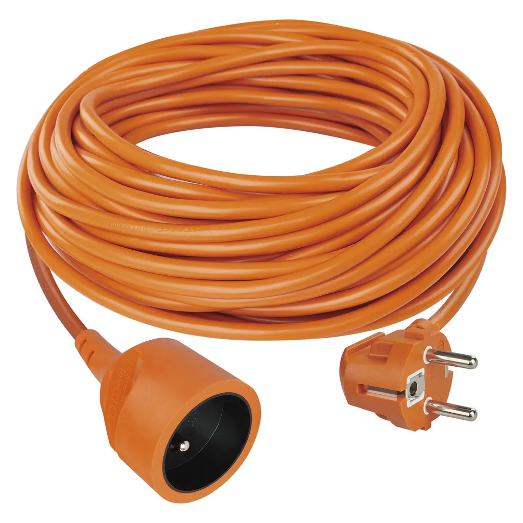Offerta Prolunga EMOS 30m P01130 Arancione | Sezione 1.5mm2 PVC