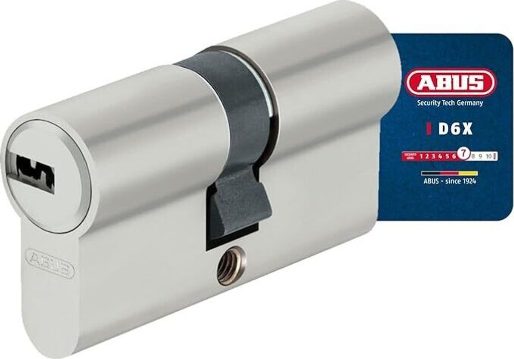 ABUS Profil-Zylinder D6XNP 30/35 mit Codekarte und 5 Schlüsseln, 48298