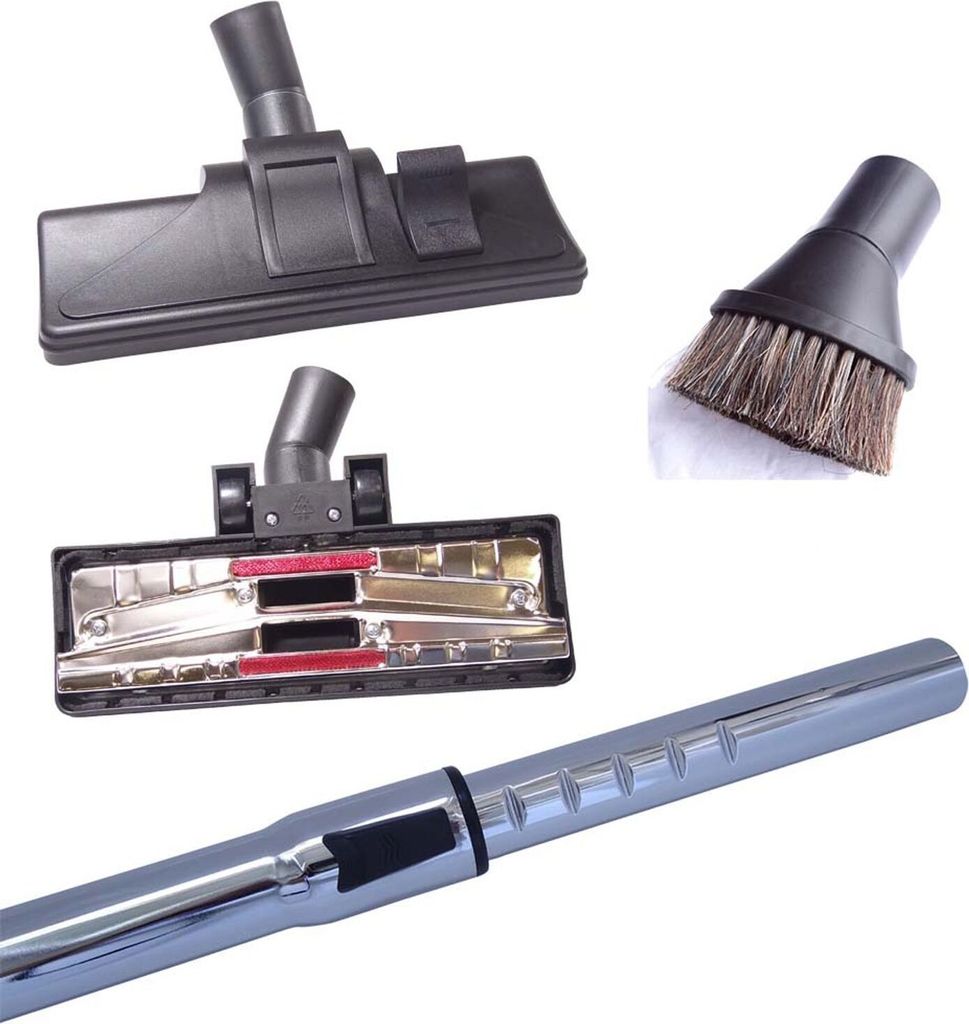 Staubsaugerrohr 35mm, 265mm Staubsaugerdüse & Saugpinsel kompatibel für Parkside PNTS 1300/.