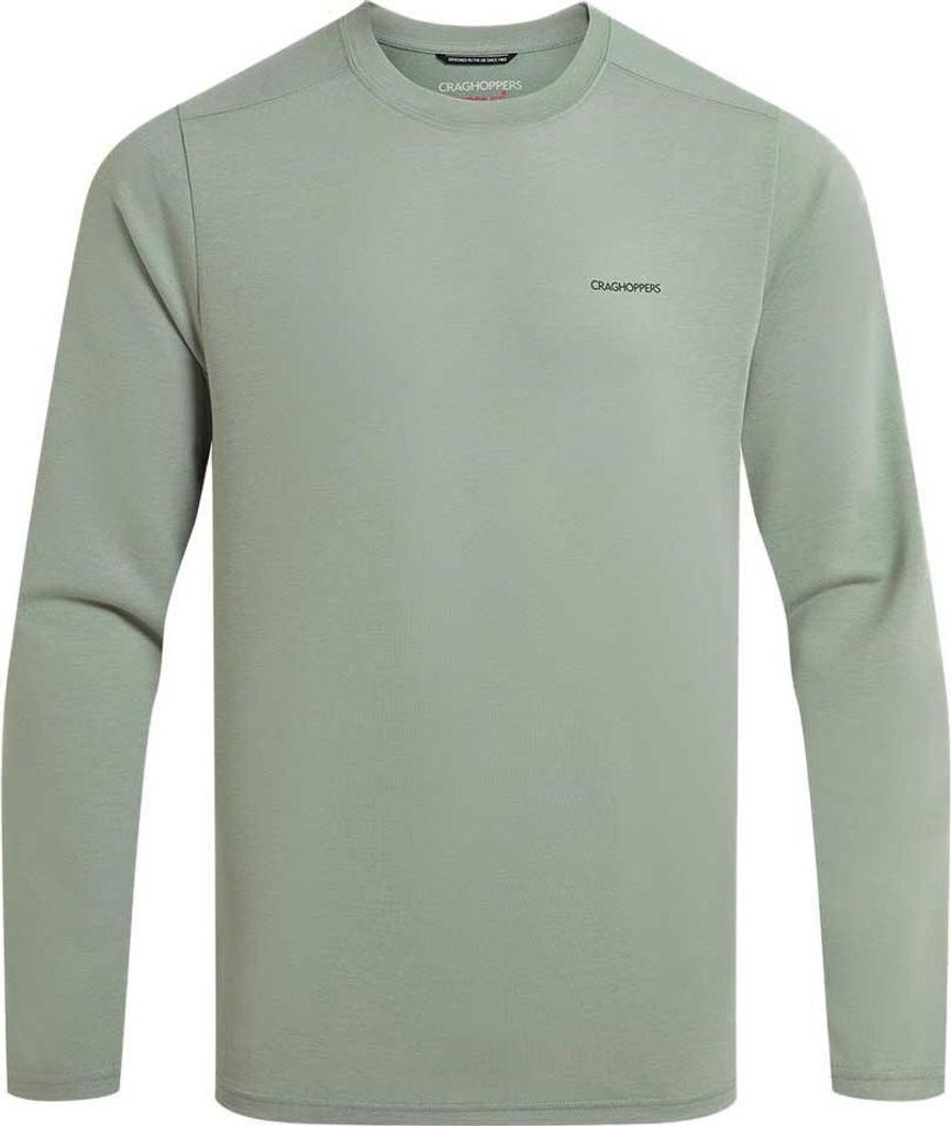 Craghoppers Nosilife Abel Langarm-t-shirt Grün S Herren Grün S
