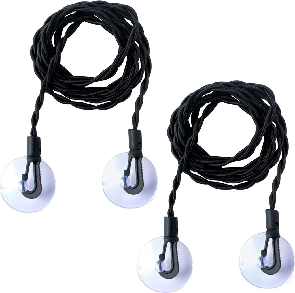 Corde à linge de camping pour extérieur - Accessoire voyage 2 unités