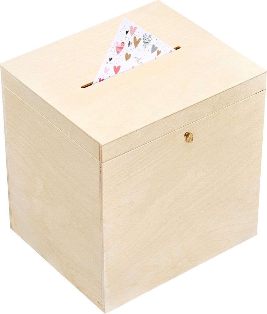 Creative Deco Scatola Porta Buste in Legno per Matrimonio | Immagine del prodotto 