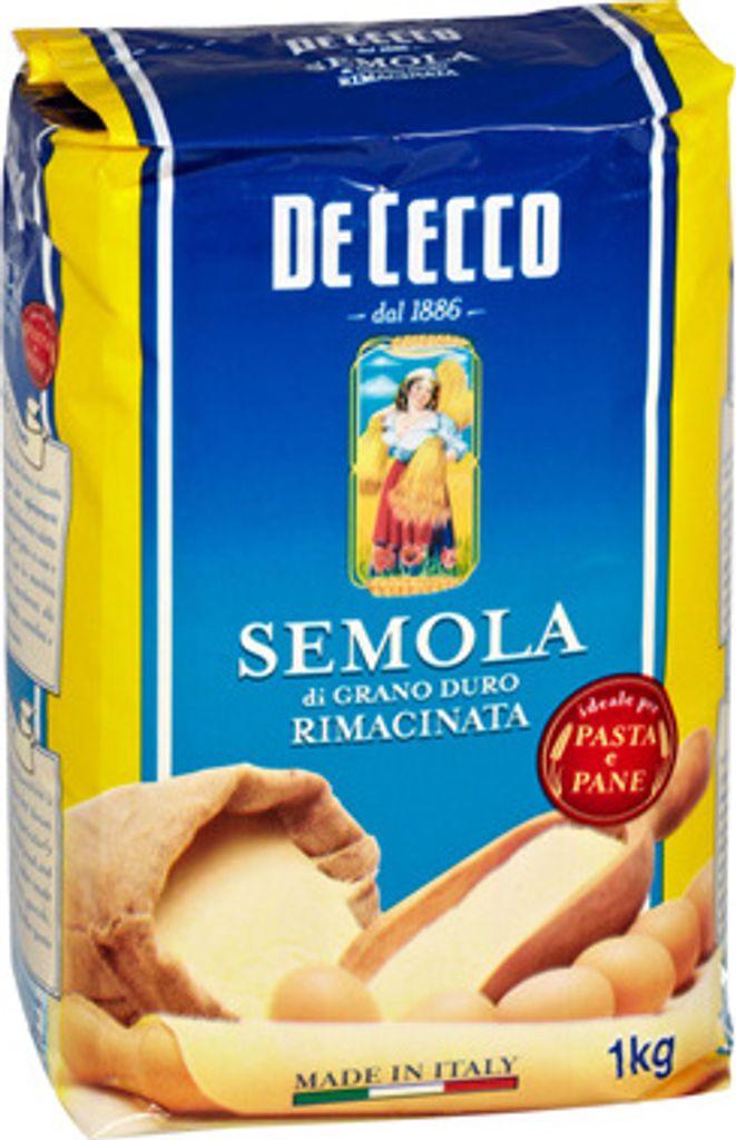 De Cecco Semola Pastamehl Hartweizengrieß, doppelt Produktbild 