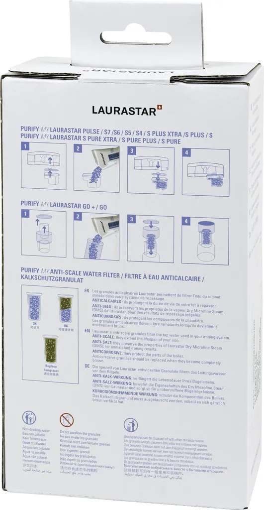 Recharge Anticalcaire pour Centrale Laurastar - Entretien Fer x3 - 8