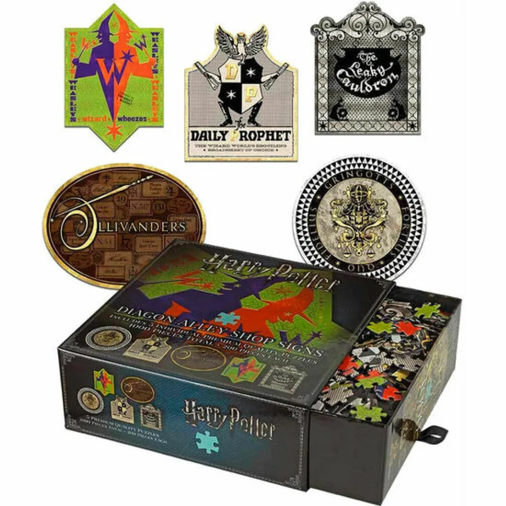 Cadeau Harry Potter Puzzle Enseignes Chemin de Traverse 200 pièces Noble Coll