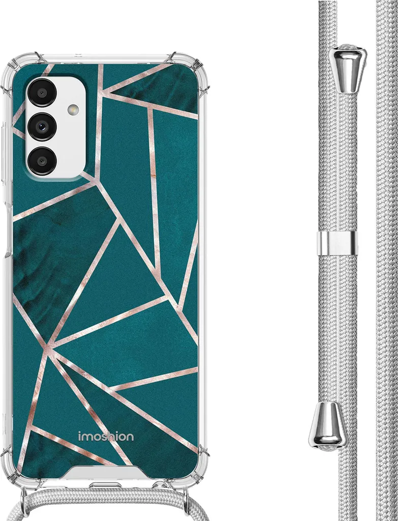 Custodia imoshion con Laccio Samsung A13 5G - Petrol Green Graphic