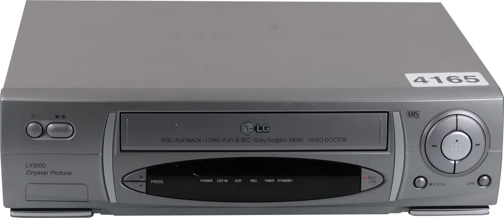 Réparez vos souvenirs : Magnétoscope LG LV220D avec Nettoyage Automatique