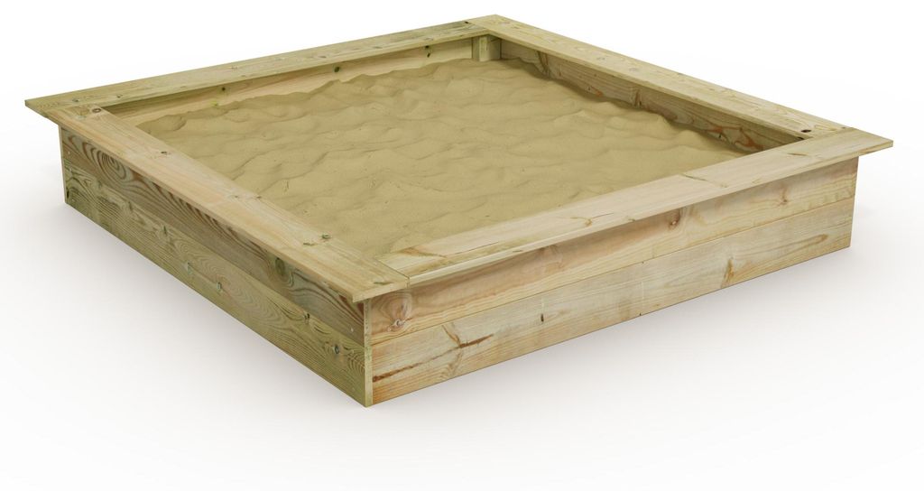 Sandkasten Wickey King Kong mit Sitzrand 165 x 165 cm Produktbild 