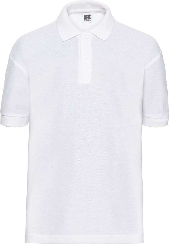 Russell - Poloshirt für Kinder PC6636 (128) (Weiß)
