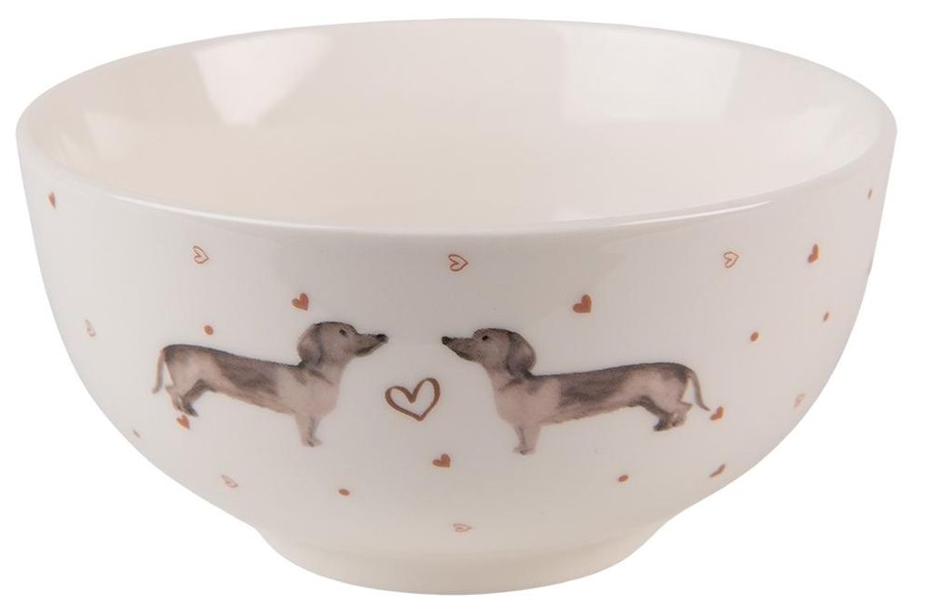 Clayre & Eef Zuppiera 500 ml Beige Brown Porcellana Immagine del prodotto 