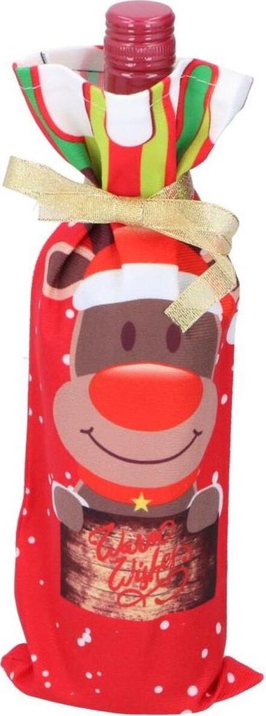 Weihnachtliche Flaschenverpackung für Flaschen