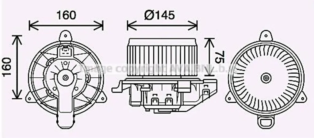 Moteur ventilateur de chauffage 1811783 : réparez votre ventilation