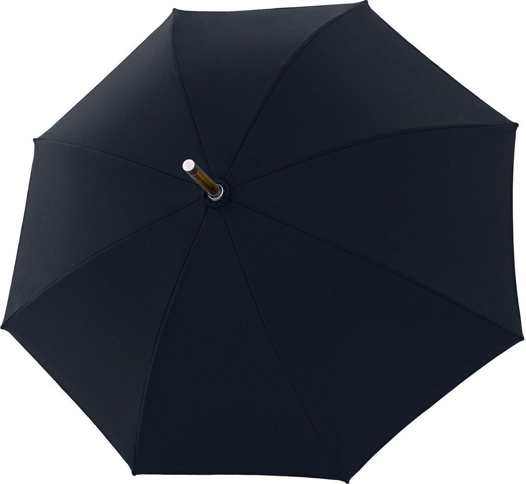 doppler Manufaktur Stockregenschirm Regenschirm RS.Kastanie Loden Marine dunkelblau