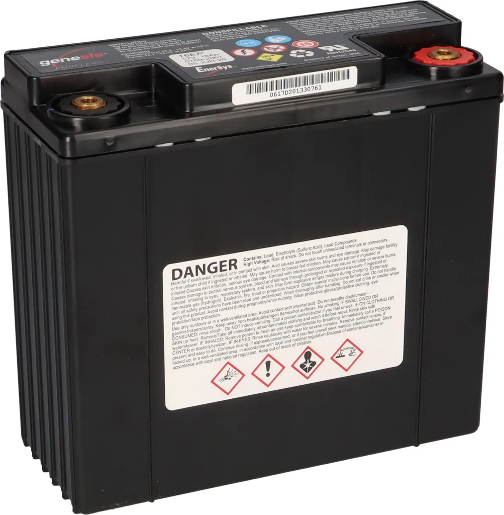 Batterie 12V 16Ah Genesis 12EP16 G16EP Étanche et Sans Maintenance
