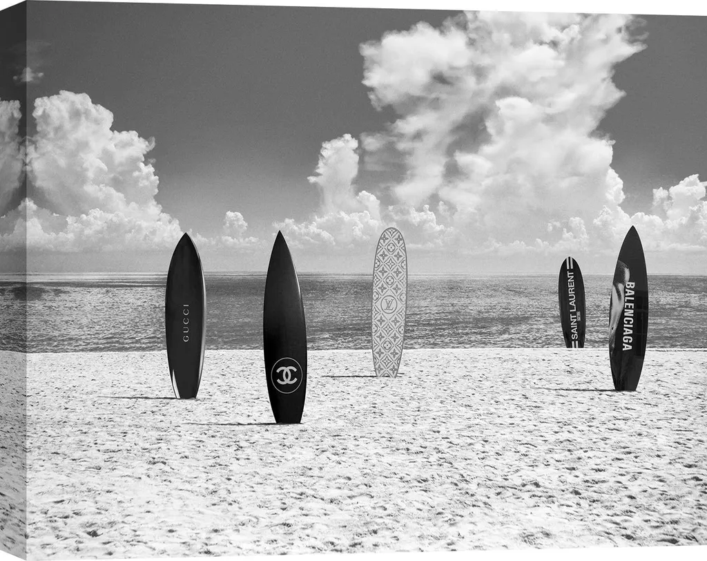 Quadro moda su tela - Julian Lauren - Surf Beach - 60x40 cm