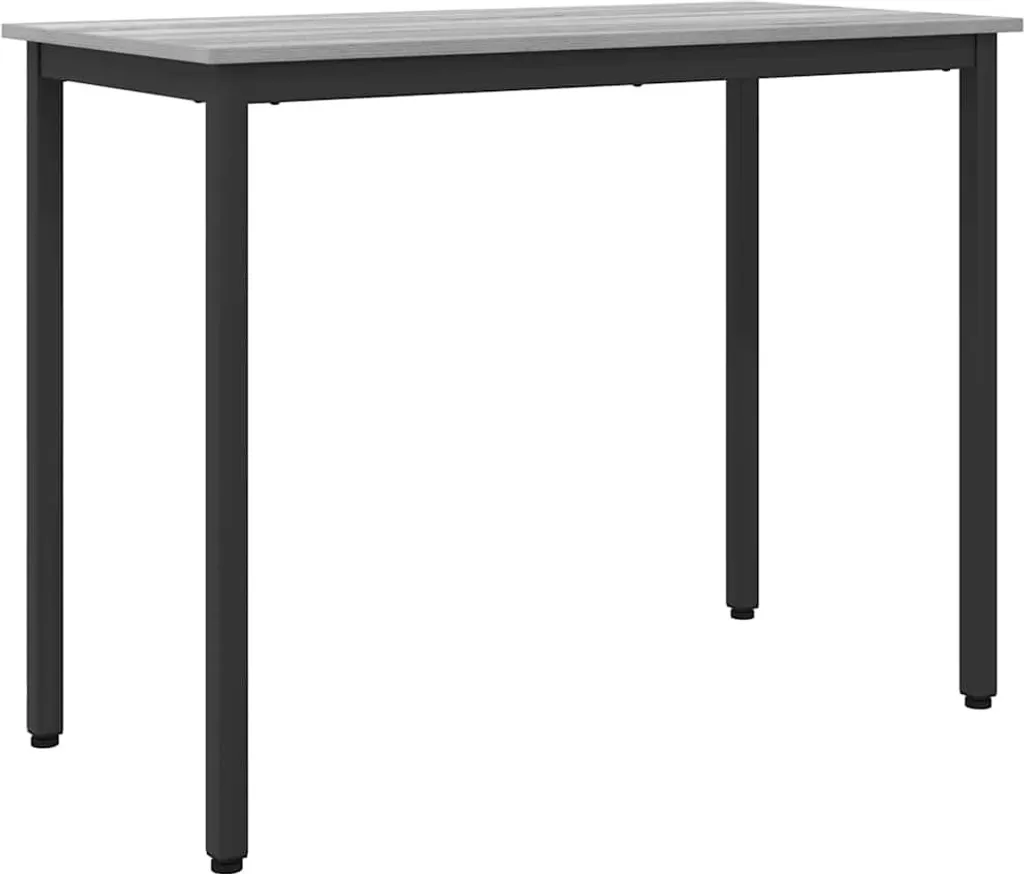 Tavolo Lavoro Grigio Sonoma 100x50x76.5 | Struttura in Legno Robusta