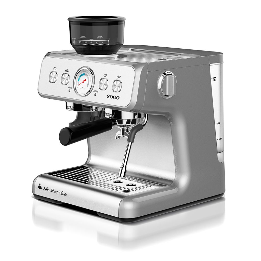 Sogo Ss-5690, Espresso-Kaffee-Maschine, Espresso-Kaffee-Maschine Mit Schleifmaschine