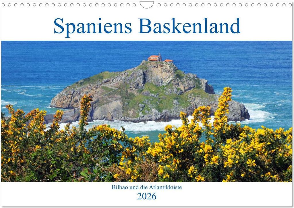 Spaniens Baskenland (Wandkalender 2026 DIN A3 quer), CALVENDO Monatskalender