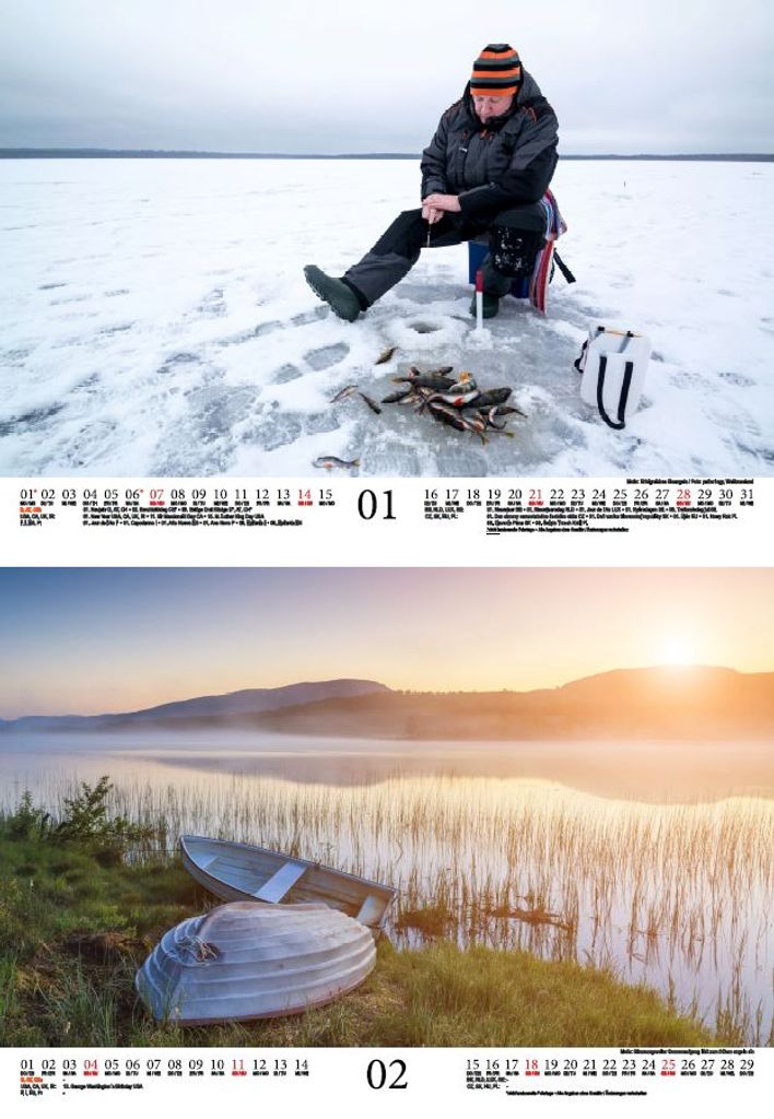Angel Berger Angelkalender 2026 Wandkalender Angeln DIN A4 Fischkalender Anglerkalender Angel Berger Angelkalender 2026 Wandkalender Angeln DIN A4 Fischkalender Anglerkalender
