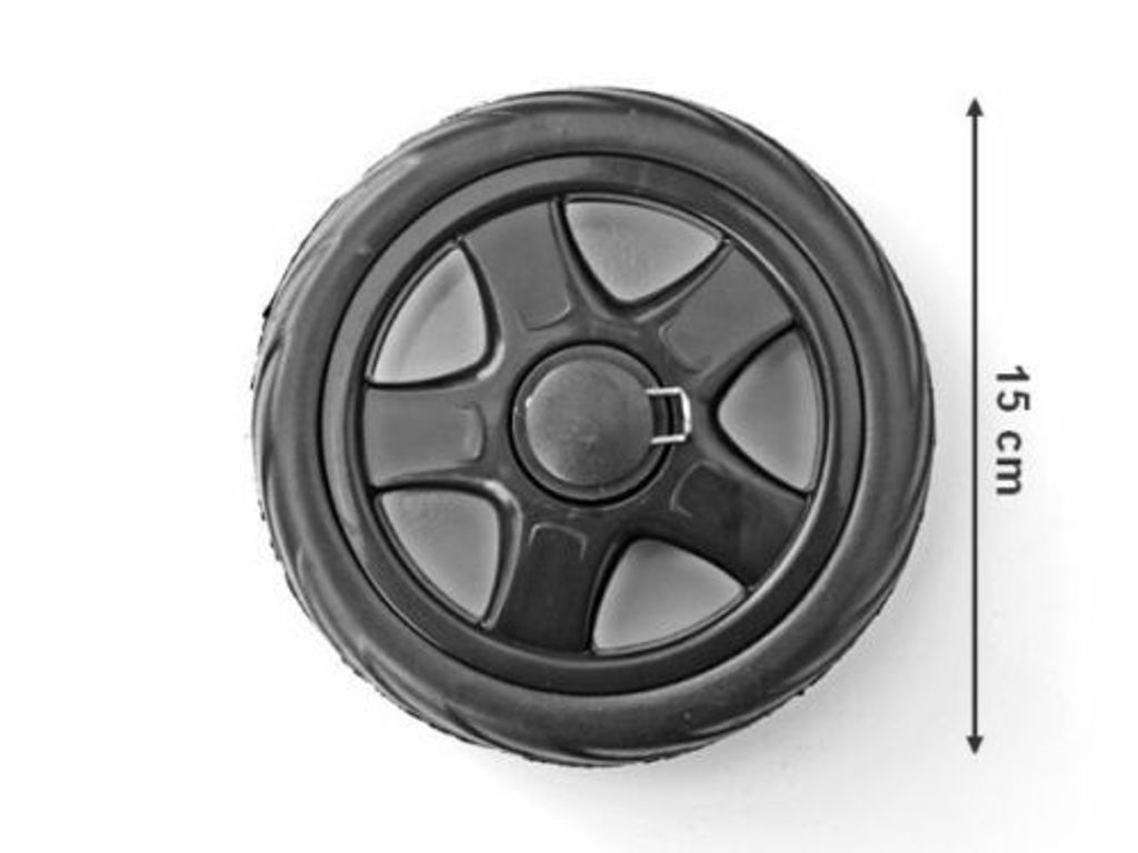 GKA 2 Stück Ersatzrad Rad für Kinderwagen Einkaufstrolley Produktbild 6