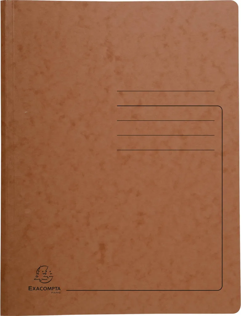 Classeur spirale A4 carton brun haute résistance - Lot professionnel