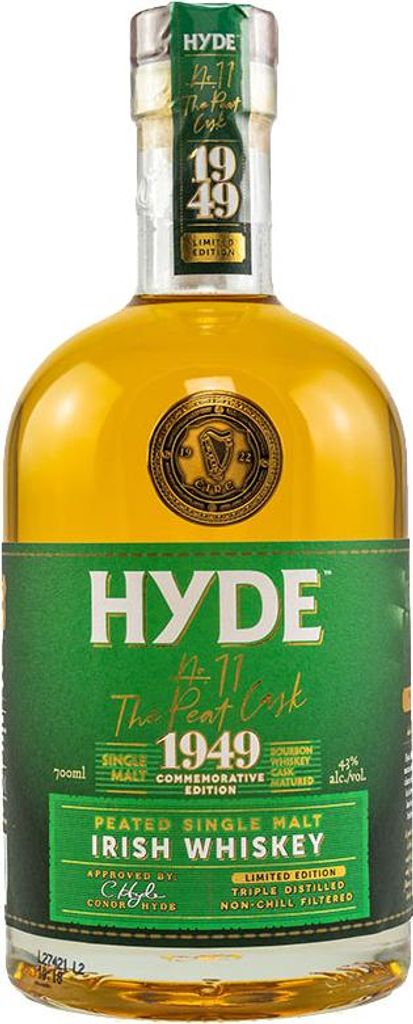 Hyde No. 11 - The Peat Cask - Irish Single Malt Whiskey Produktbild 
