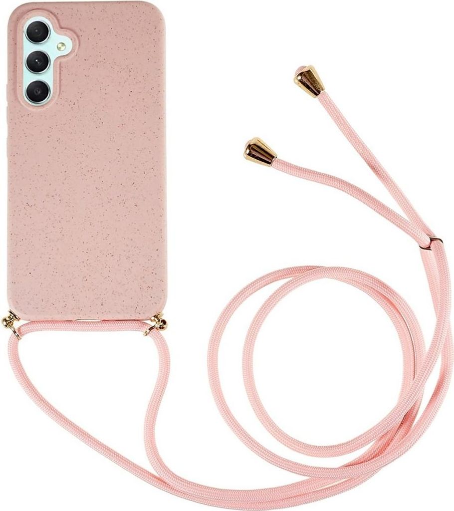 Samsung Galaxy S26 Plus Hülle - Coverup TPU Back Cover mit Handykette - Biologisch Abbaubar - Rosa