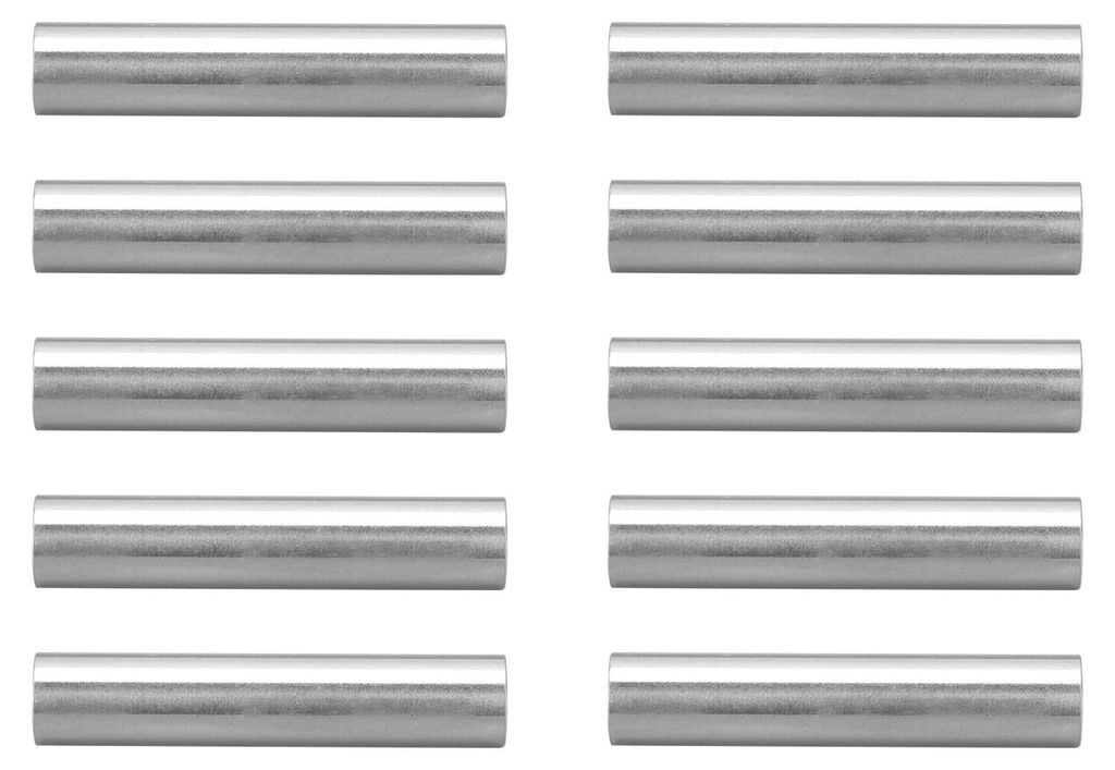10 Stück Aluminiumrohr Rundrohr Gerade Rohr Roboterstützwerkzeuge Durchmesser 10 mm 6100-0810-0050