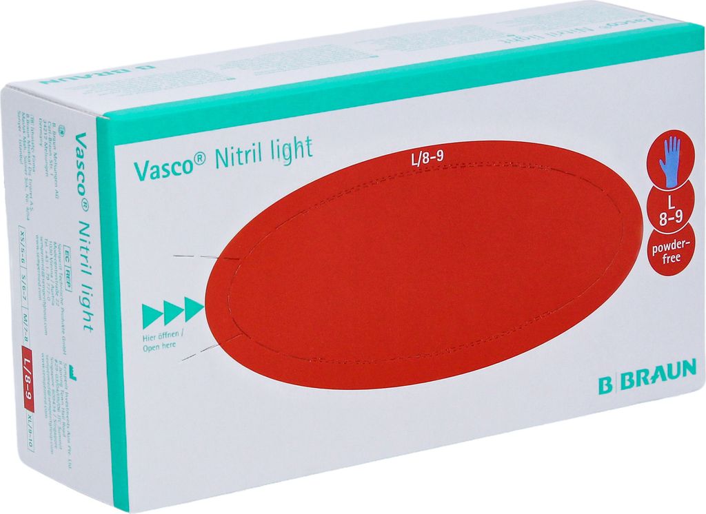 B. Braun Vasco Nitril light Untersuchungshandschuhe