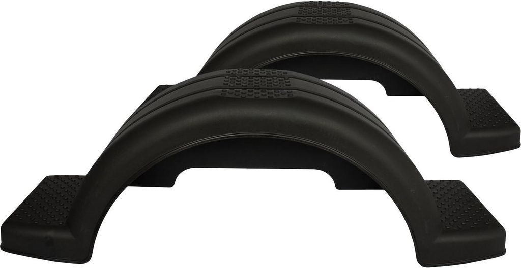 DOMAR D20422 Kotflügel-Set 13-14 Zoll aus Kunststoff 2 Stück für Bootsanhänger 950x240 mm als wasserfester Radkasten