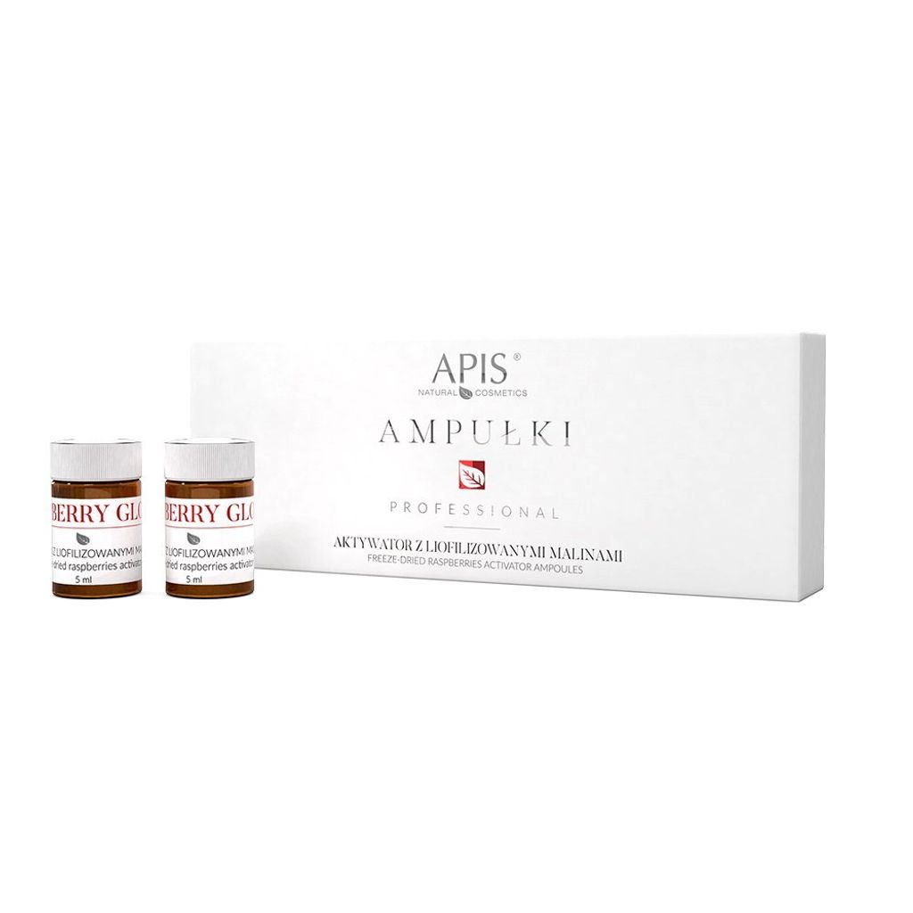 Apis Ampulki Aktywator z liofilizowanymi malinami, 5 x 5ml Zdjęcie produktu 
