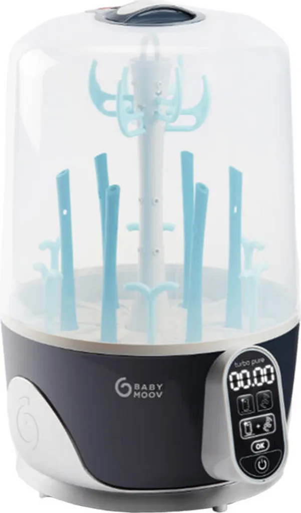 Stérilisateur à vapeur et sèche-biberon Babymoov Turbo Pure 6 flacons