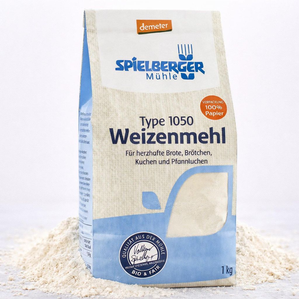 Spielberger  Weizenmehl 1050 demeter - 1kg - 1 Beutel Produktbild 