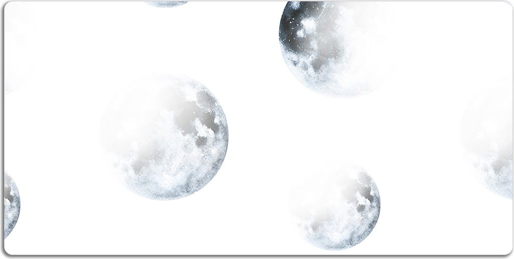Schreibtischmatte Tischunterlage 100x50 cm Mauspad - Bild des Mondes