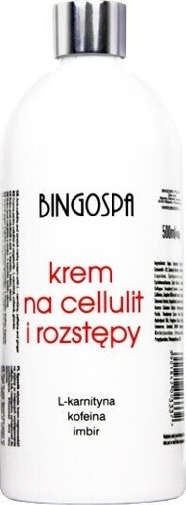 BINGOSPA Body Cream for Cellulite and Stretch Marks 500ml