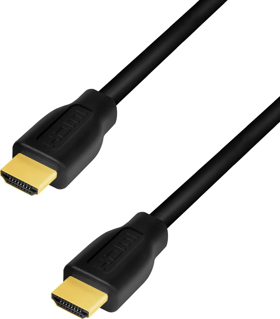 Cavo HDMI LogiLink 2 Metri CH0101 Nero - Alta Velocità per Monitor