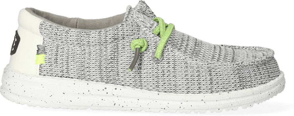 HEYDUDE Wally Youth Jongens Instappers Sox Stone White Größe 33
