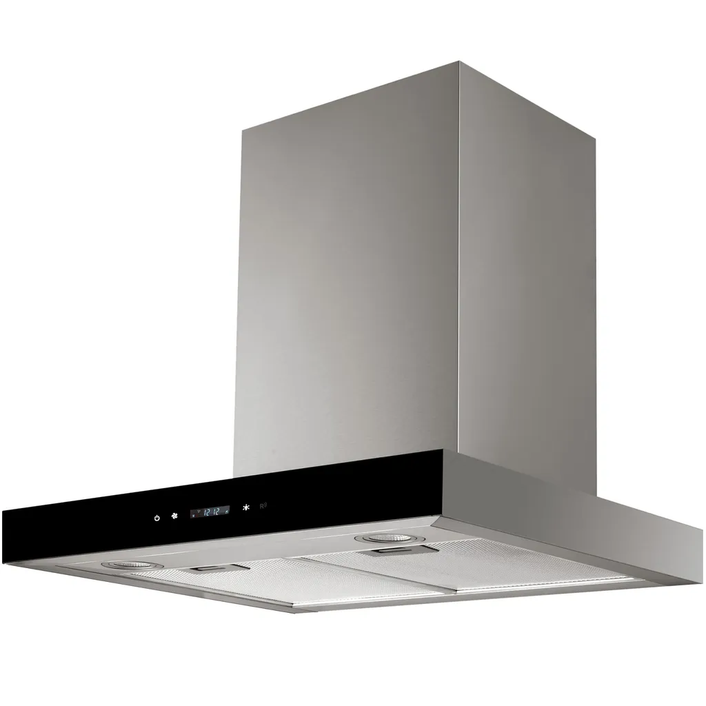 Hotte murale décorative 60 cm Syntrox Germany en Inox avec Télécommande