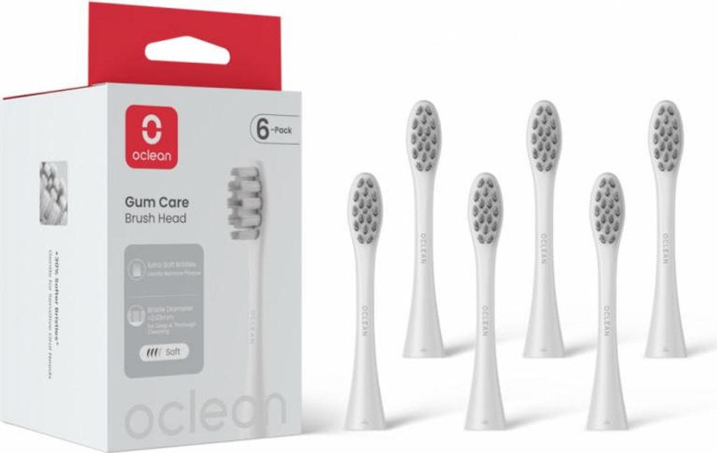 Oclean P1S12 W06, 6 szt., Biały, Bardzo miękki, Chiny, Zdjęcie produktu 