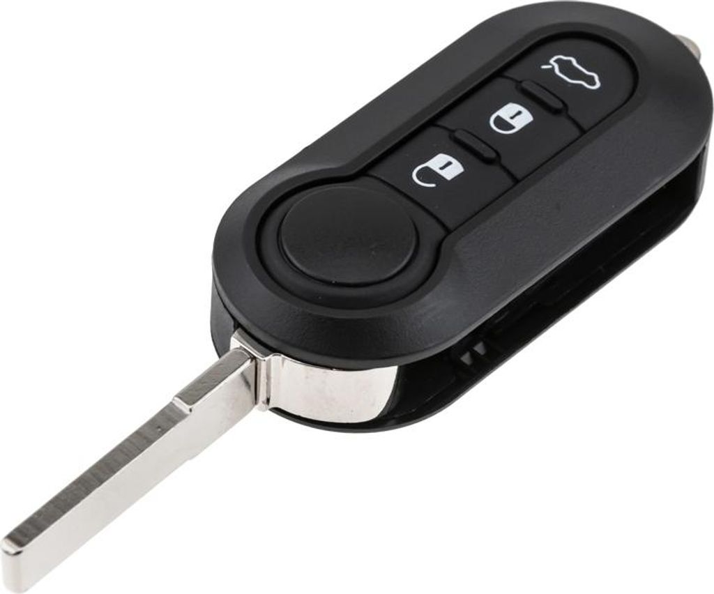 Autoschlüsselgehäuse Mit 3 Tasten Fiat 500/500C/Bravo Ii/Croma/Doblo/Ducato/Fiorino/Linea/Panda/Punto/Grande Punto/Scudo/Stilo