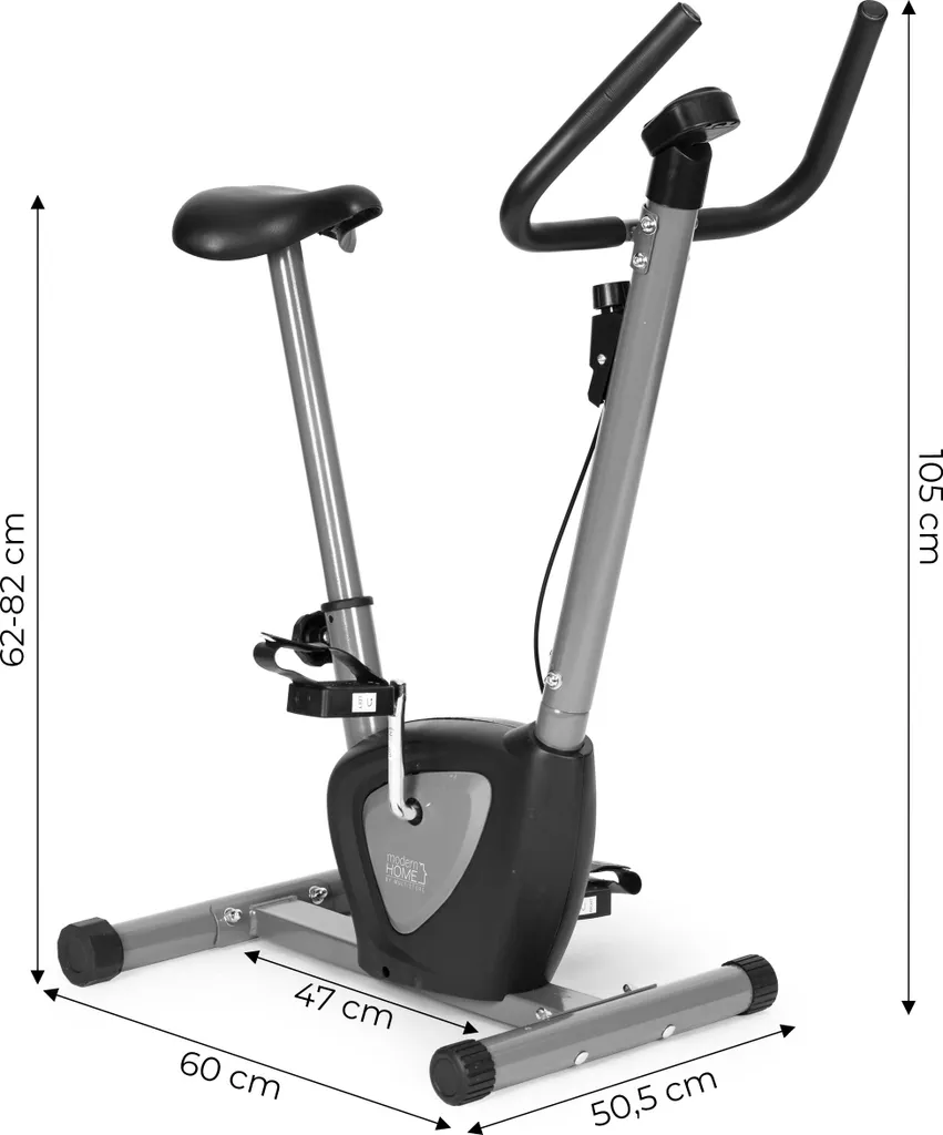 Vélo d'exercice à domicile avec ordinateur LCD et résistance réglable - 10